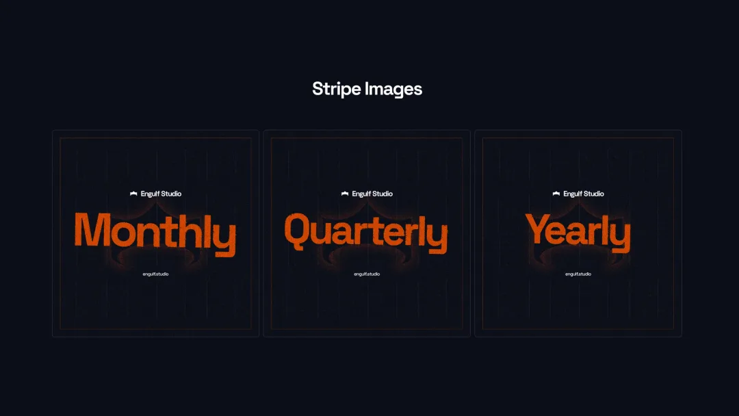Pricing page design.