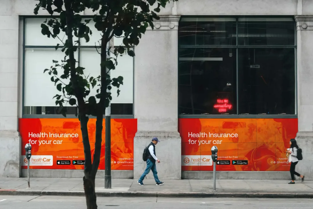 Out-of-home advertising.