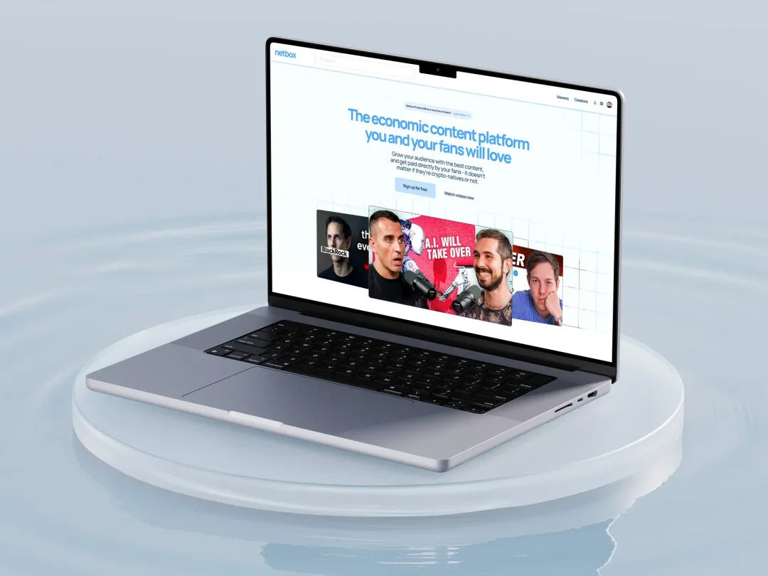 Landing page design.